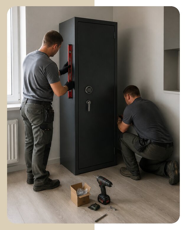 Профессиональная установка оружейного шкафа в Воркуте